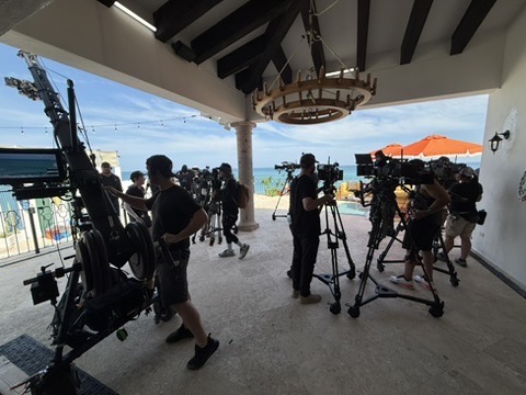 Production sound work on location