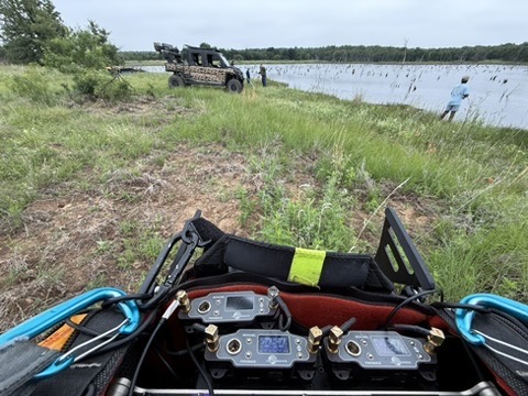 Production sound work on location